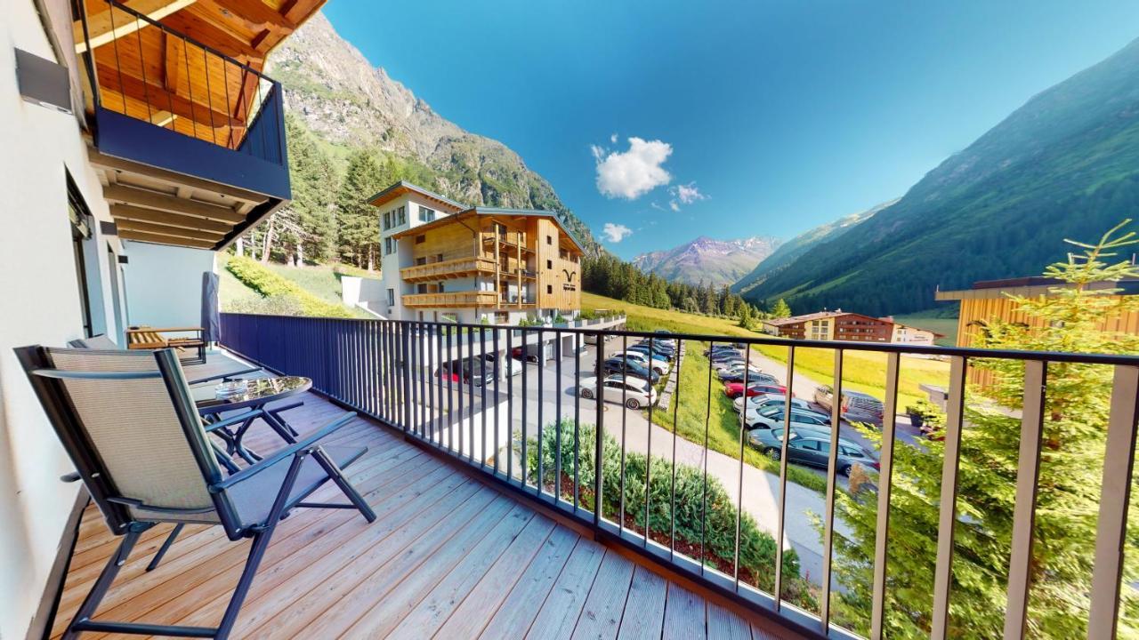 Pitzplus Appartements Sankt Leonhard im Pitztal Bagian luar foto